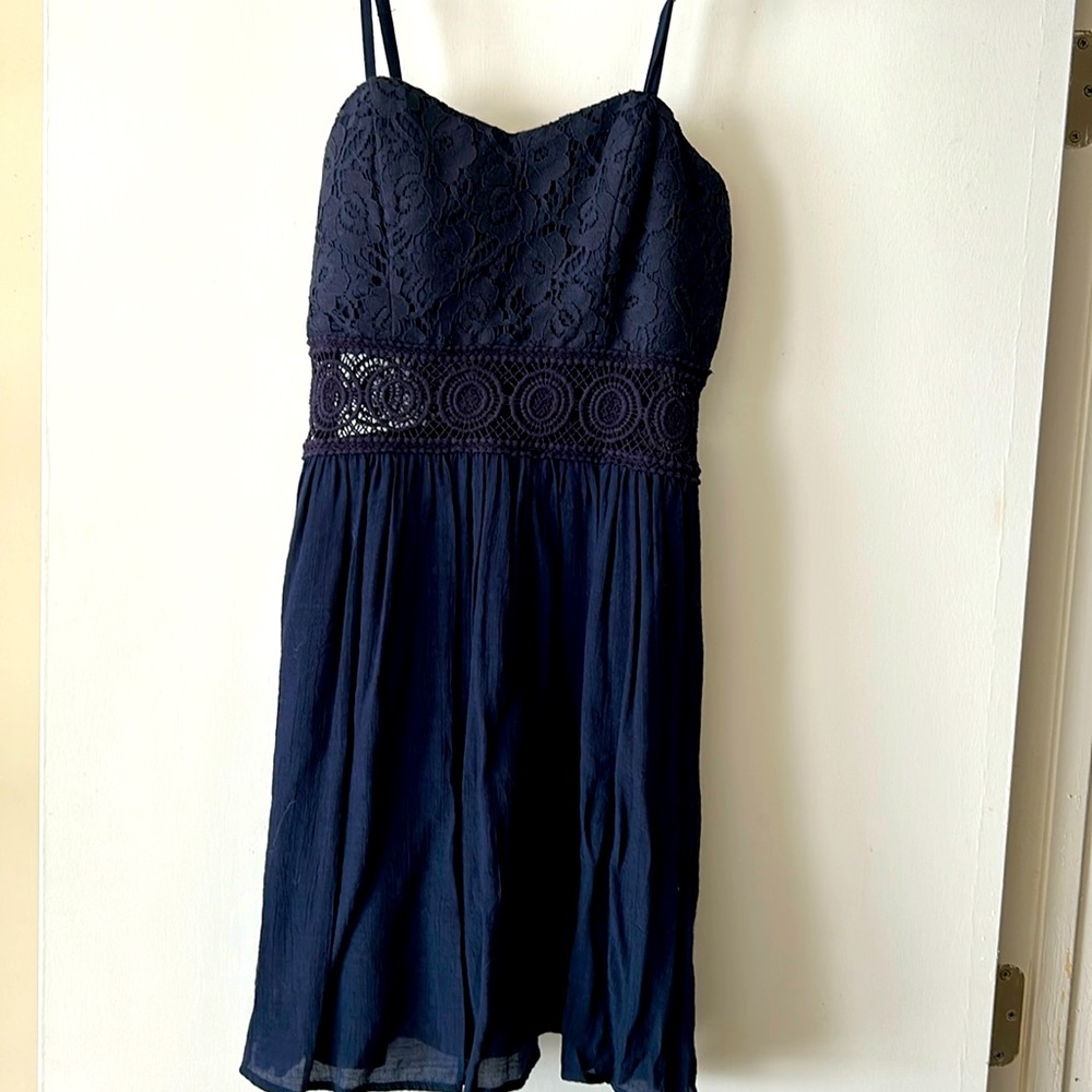 Navy Blue spring dress